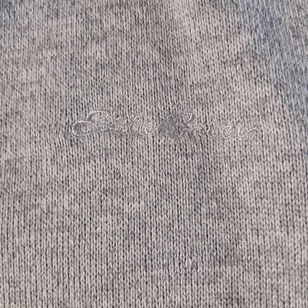 Eddie Bauer Quarter Zip Size 2XL Gray Long Sleeve EUC - Picture 3 of 10